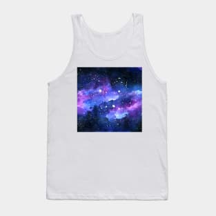 Galaxy Gemini Star Sign Tank Top